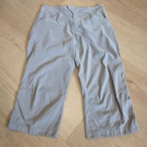 Nike ACG Womens Beige Cropped Hiking Pants Sz Medium Wide Leg Techwear Gorpcore